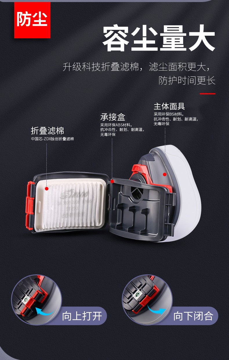 ST-1090尘毒转换半面罩-亚游国际