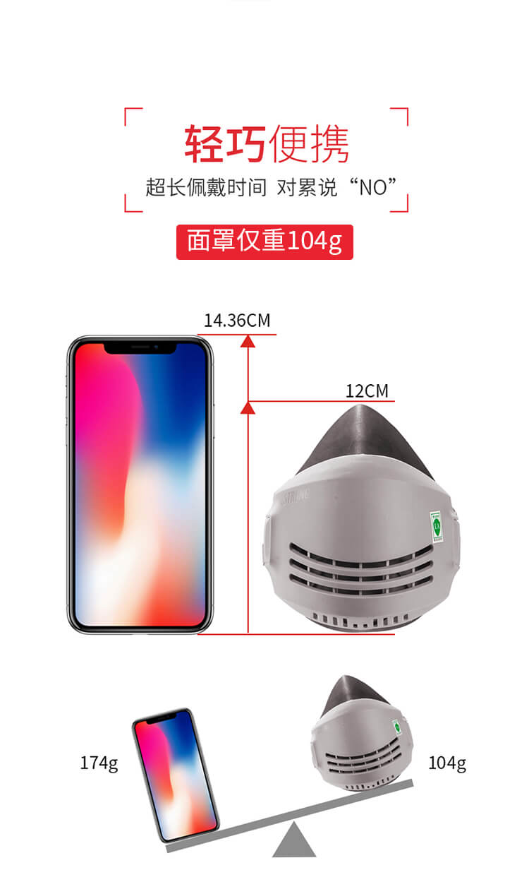 ST-AX可替换式防尘半面罩-亚游国际