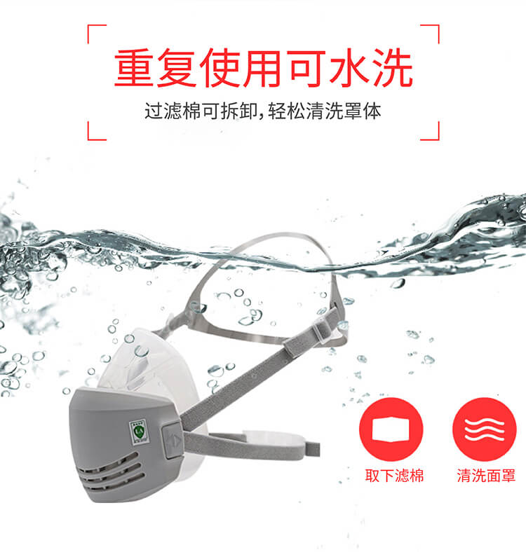 ST-AG 可替换式防尘半面罩-亚游国际