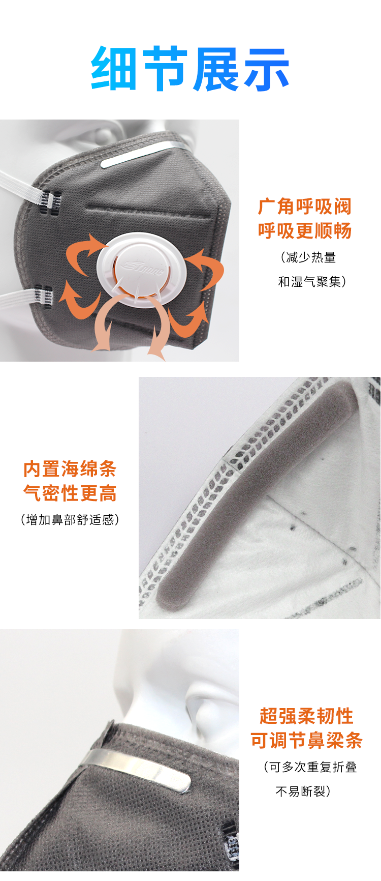 ST-9511pro扬弃型呼活性炭防异味口罩-亚游国际