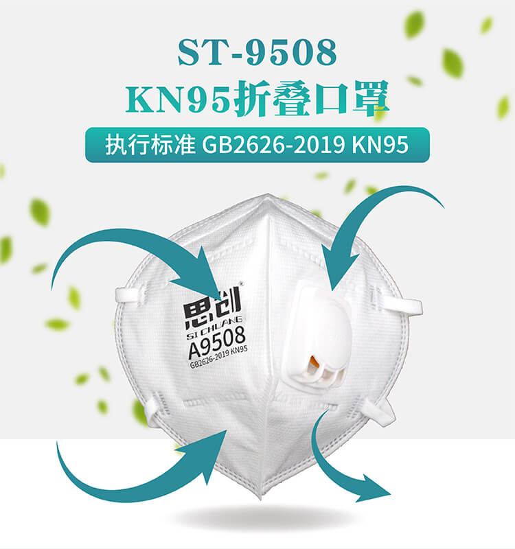 ST-A9508扬弃型防尘口罩（戴呼吸阀）-亚游国际