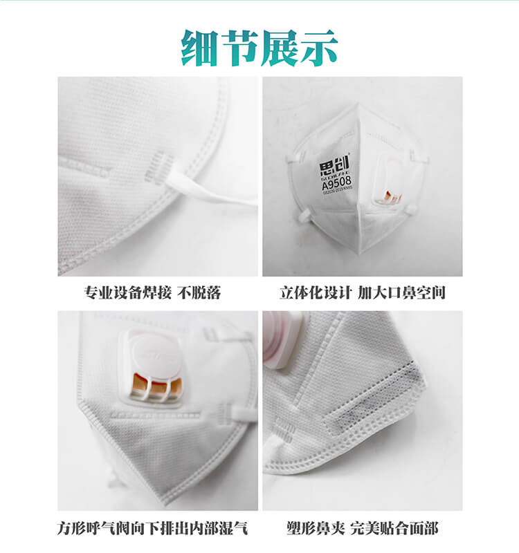ST-A9508扬弃型防尘口罩（戴呼吸阀）-亚游国际