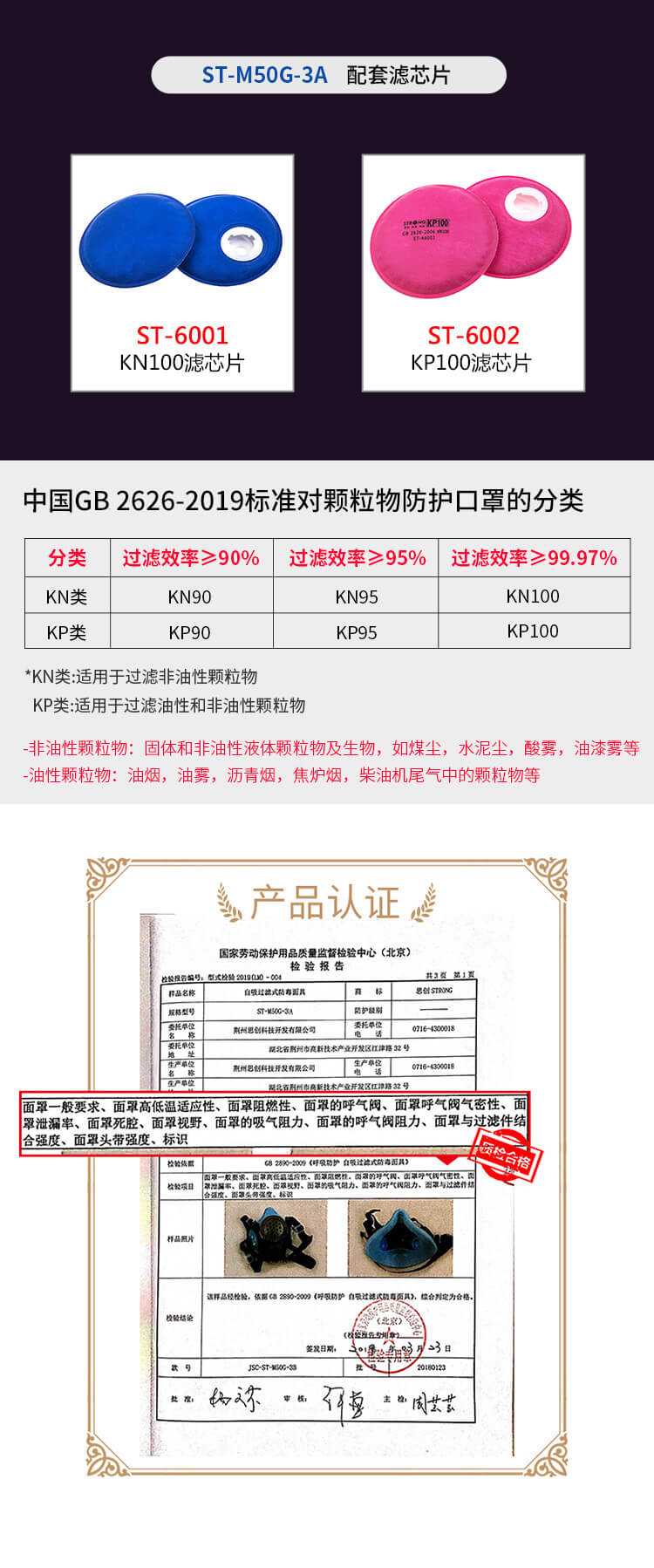 ST-M50G-3A硅胶双滤防尘半面罩-亚游国际