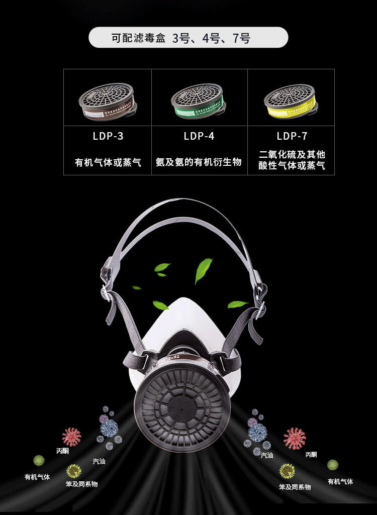 ST-1080D防毒半面具-亚游国际