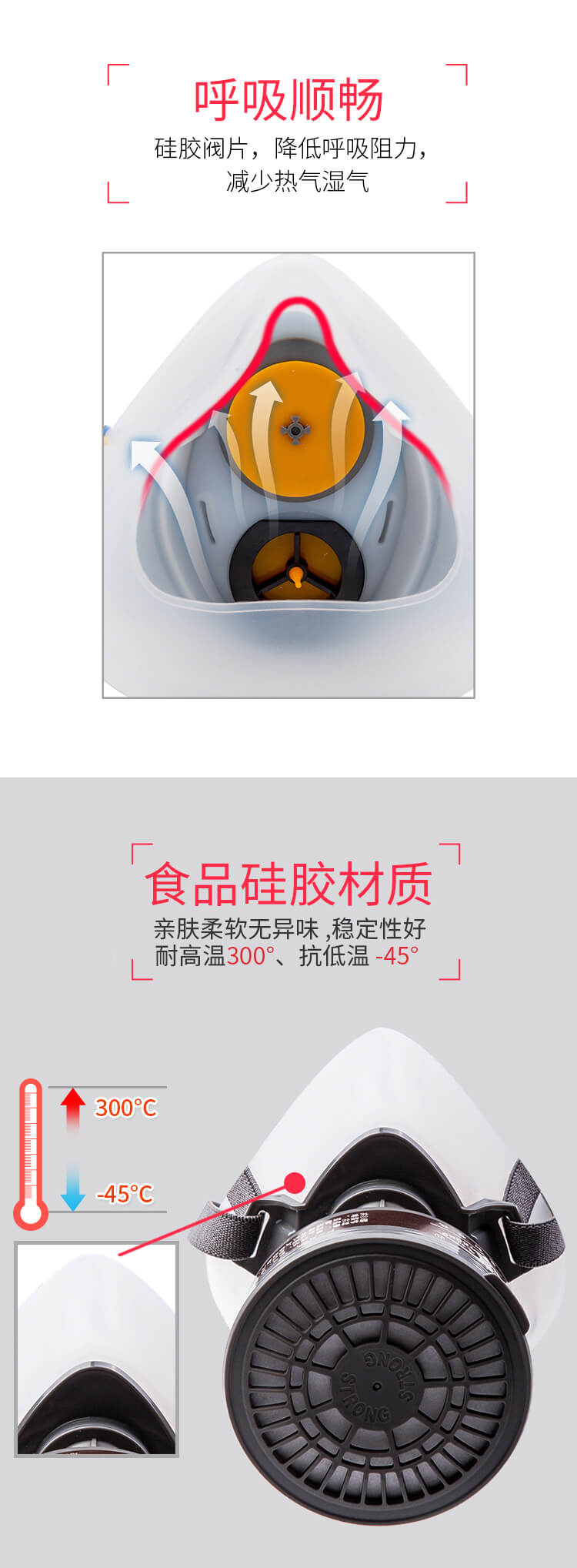 ST-1080D防毒半面具-亚游国际