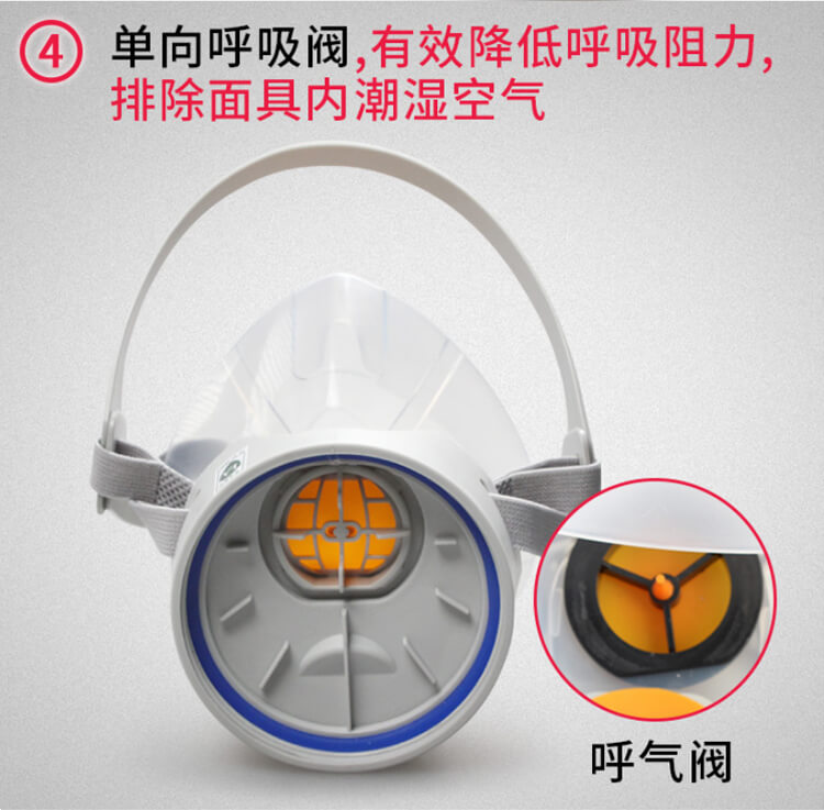 ST-FDL 防毒半面具（硅胶）含LDY3滤毒盒-亚游国际