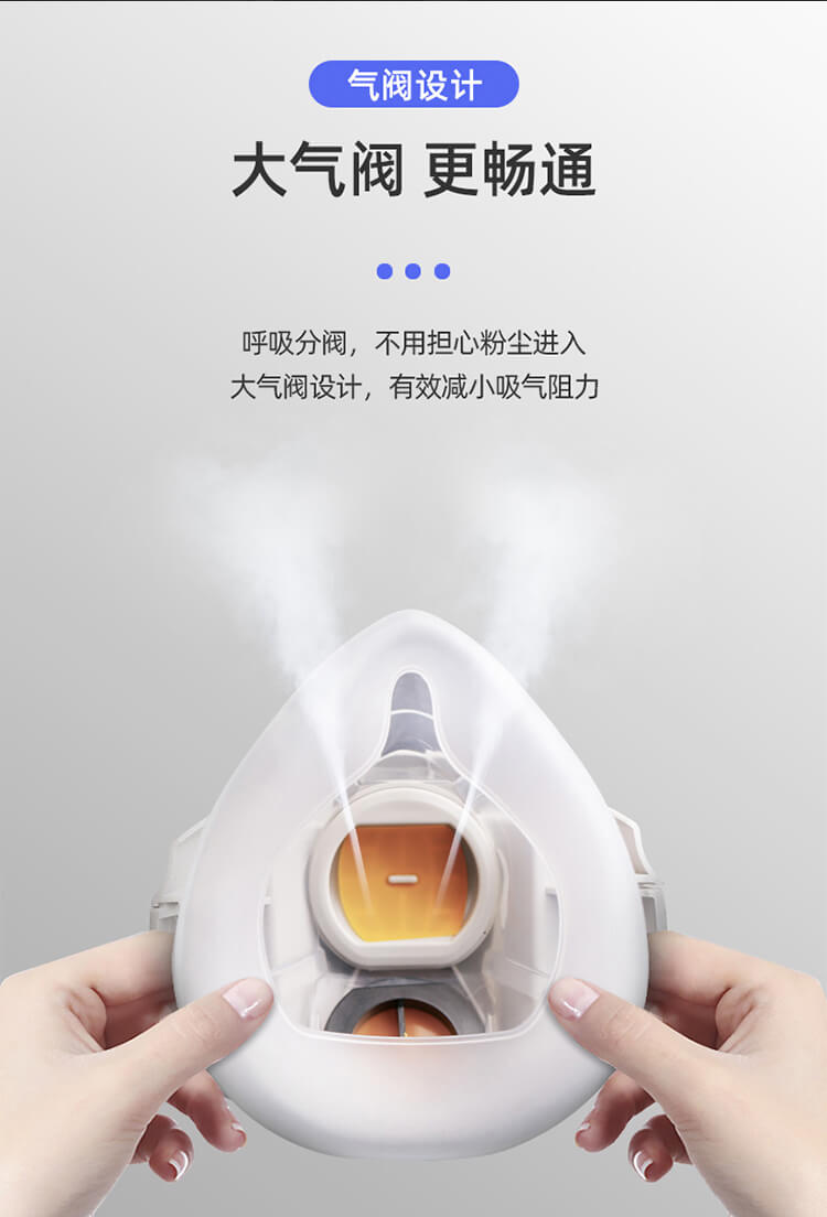 ST-AG100硅胶防尘半面罩-亚游国际