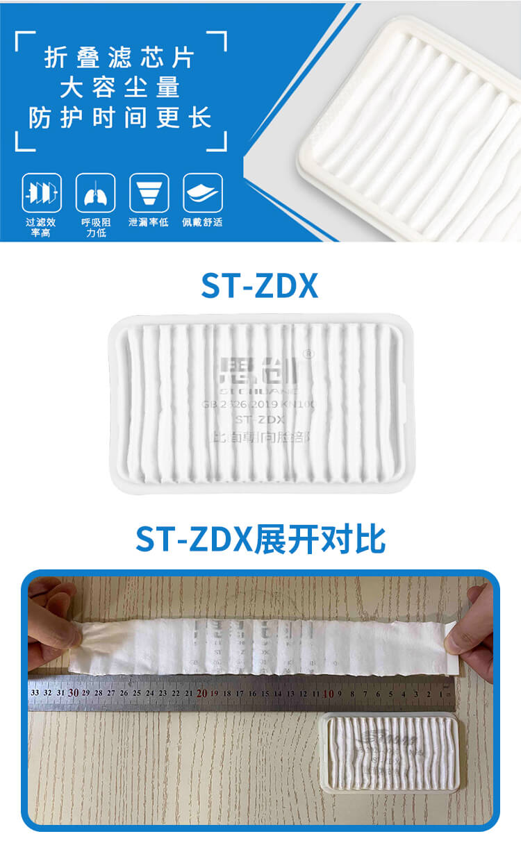 ST-AG100硅胶防尘半面罩-亚游国际