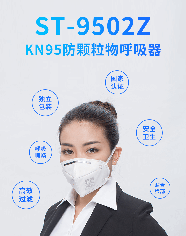 ST-A9502ZKN95防颗粒物呼吸器-亚游国际