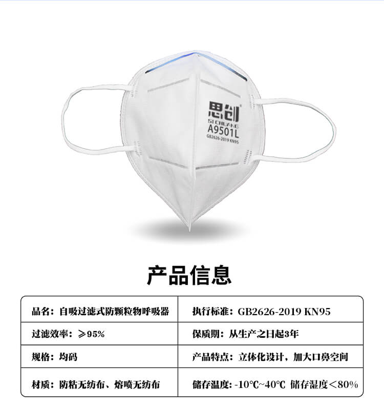 ST-A9501LKN95防颗粒物呼吸器-亚游国际