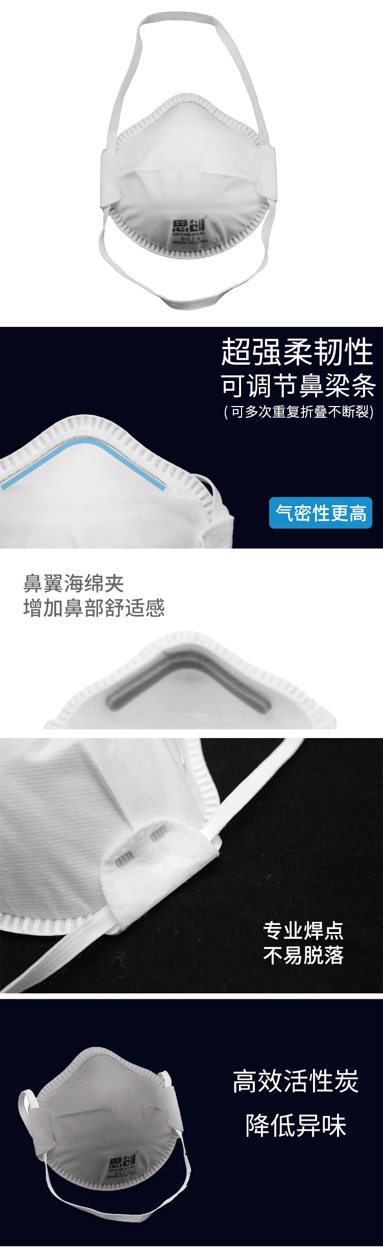 9519头带式防尘口罩-亚游国际